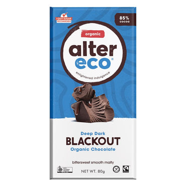 Alter Eco Deep Dark Blackout Chocolate 80g